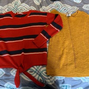 Knit sweater bundle